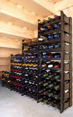 Winerax under stair wine rack storage solution