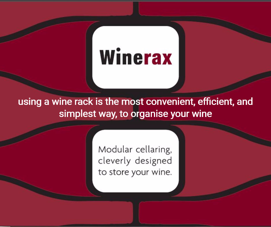 Using a wine rack blog post cover image