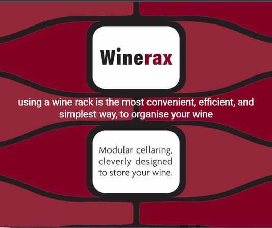 Using a wine rack blog post cover image