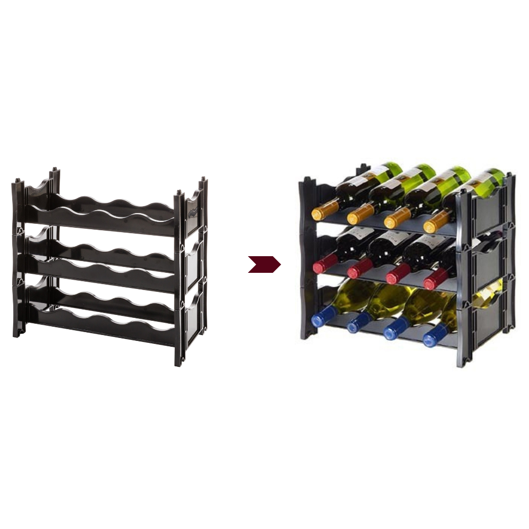 Winerax WRX12 wine rack configuration