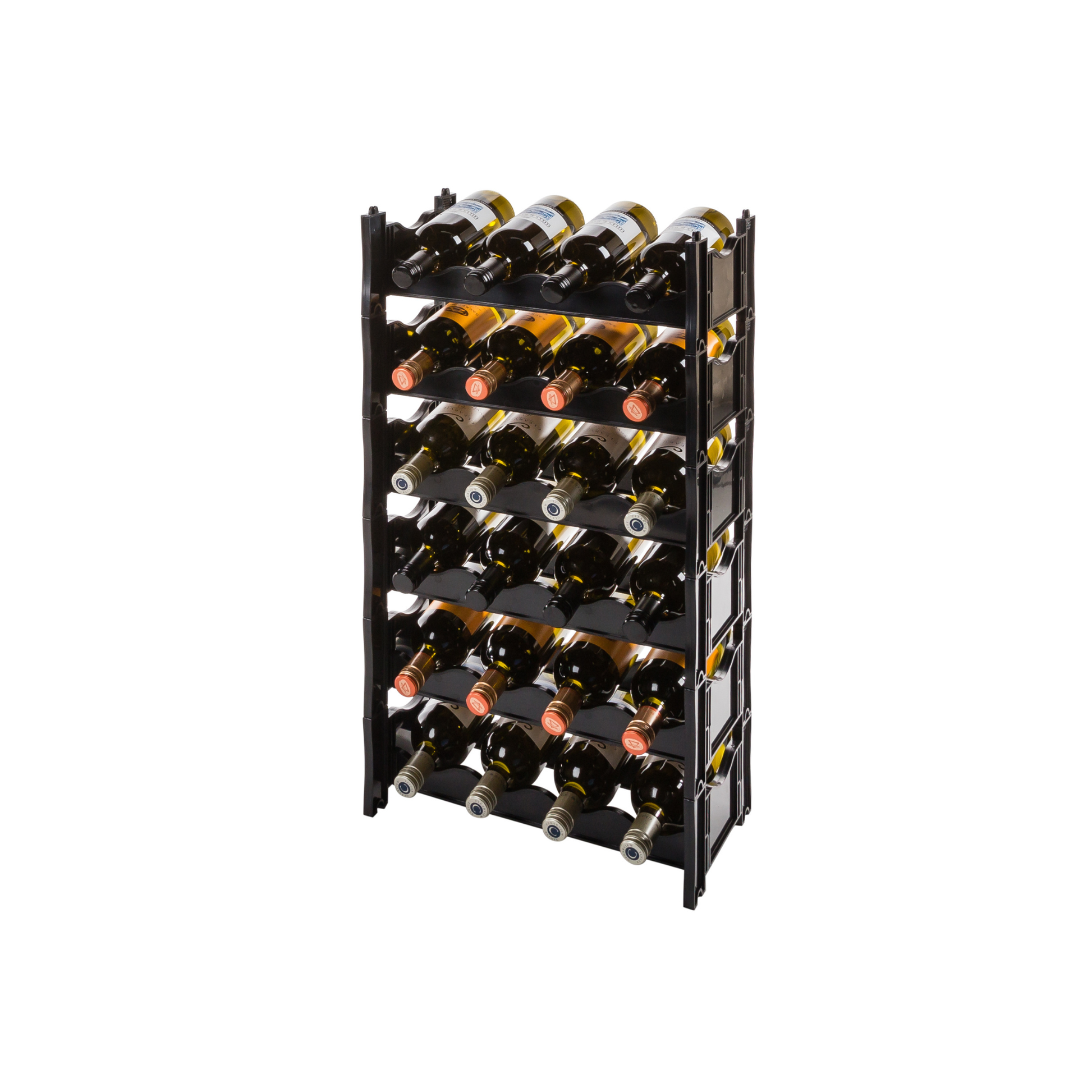 Wine Rack - Winerax 24 Bottle Rack - with bottles - vertical configuration