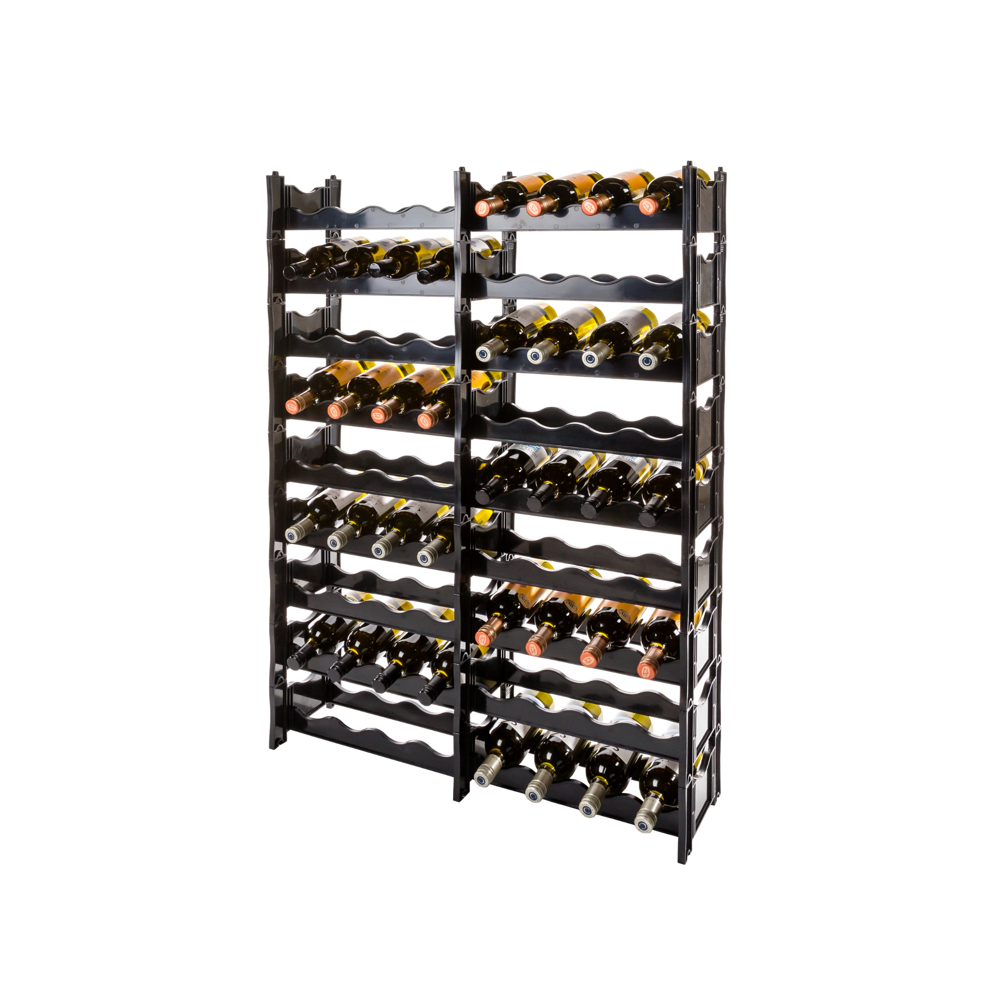 Wine Rack - Winerax 72 Bottle Rack - with bottles - vertical configuration